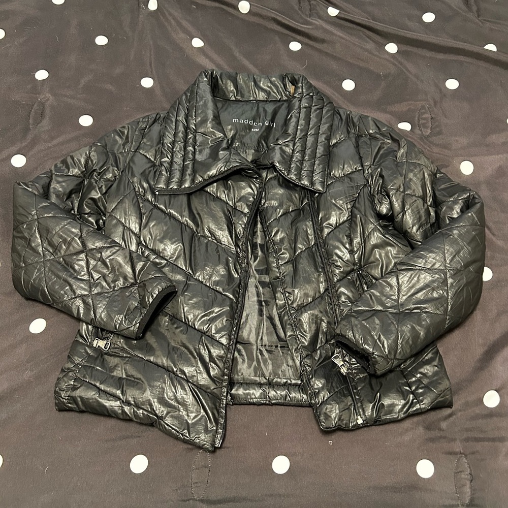 Side Zip Puffer Jacket